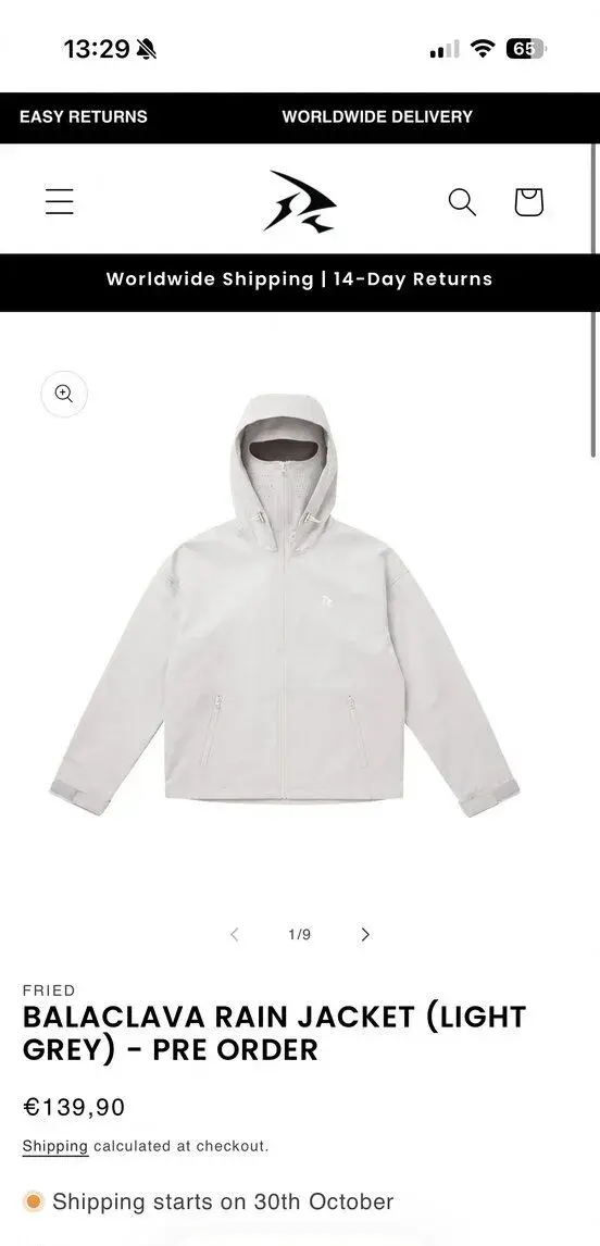 Windbreaker bunda