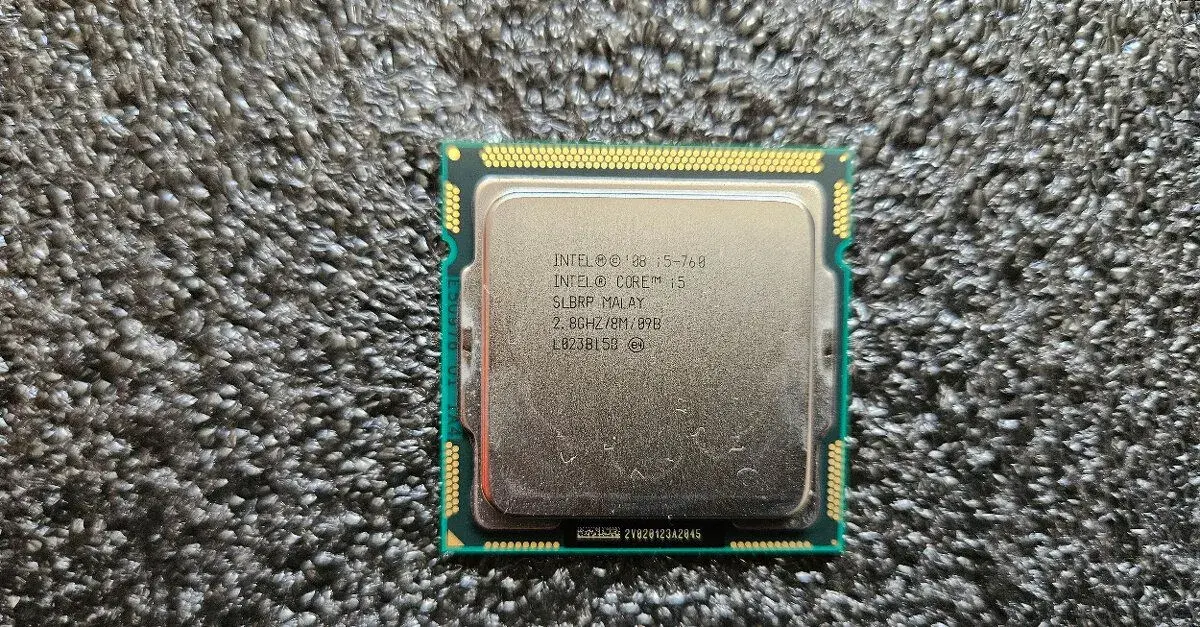 Intel® Core™ i5-760 Processor (4 Cores, 2.80 GHz, LGA1156)