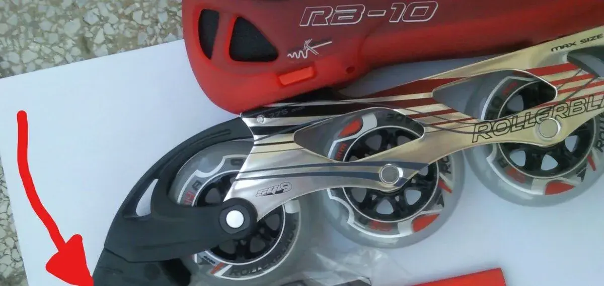 Brzdu Rollerblade stačí iba gumový diel,aj viac kusov