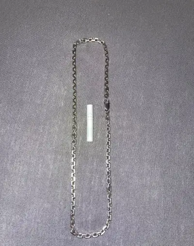 Strieborná retiazka pilka 55 cm