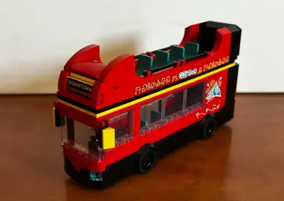 Lego 60407 Červený dvojposchodový autobus