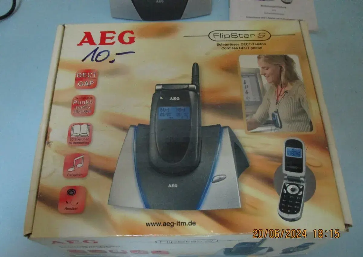 BEZDROTOVY TELEFON zn.AEG za 10€