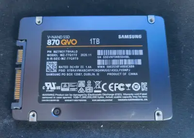Samsung 870 QVO 1TB SSD – 99 % zdravie