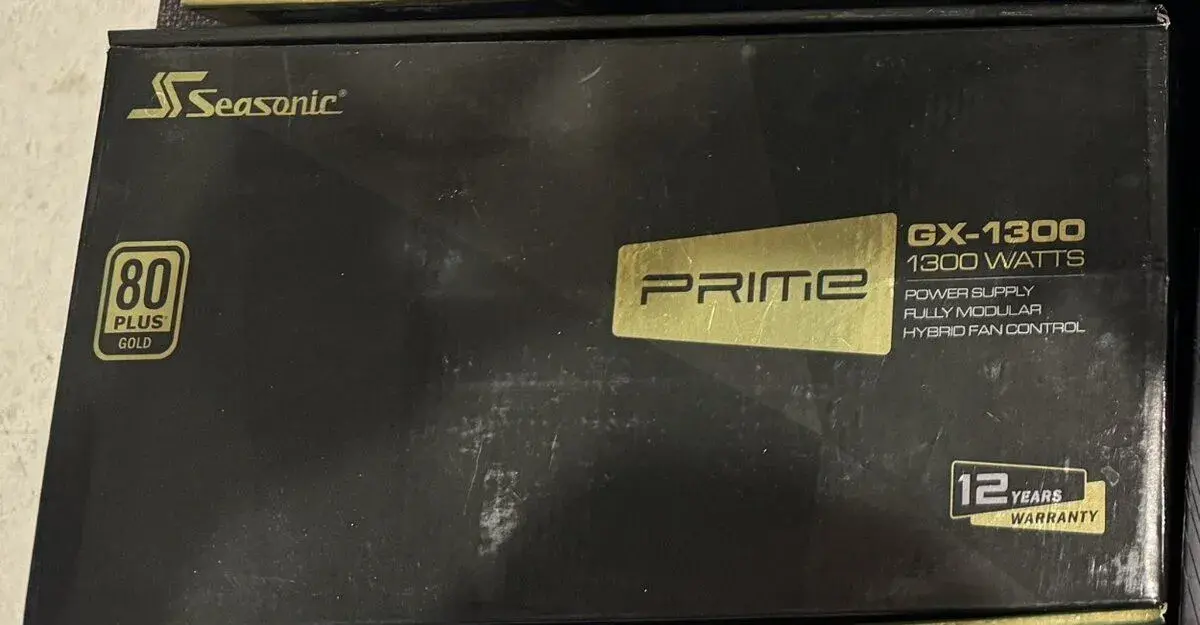 Seasonic Prime GX-1300 1300W Gold – nepoužitý