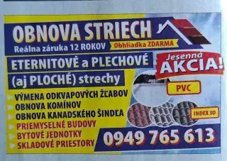 Obnova striech