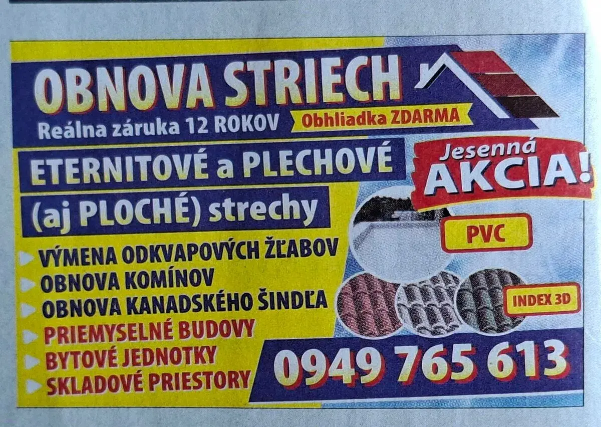 Obnova striech