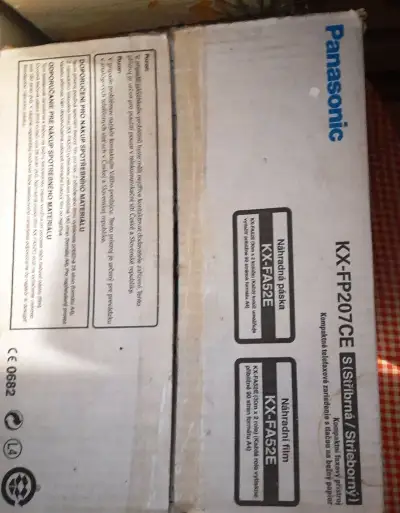 Fax Panasonic KX-FP207CE, komplet balenie s krabicou,