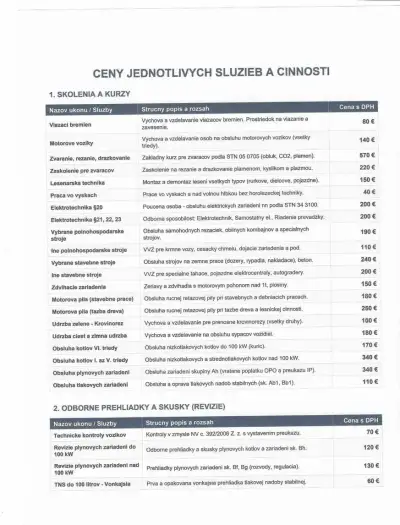 Kurz školenie vyhláška doklad o absolvovaní