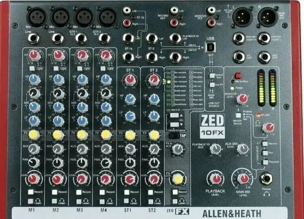 Allen & Heath ZED-10FX Analógový mixpult