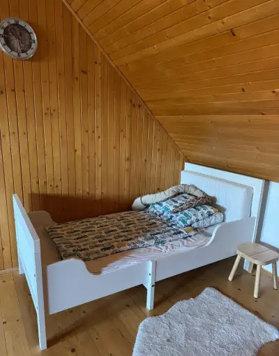 IKEA SUNDVIK Rastúca detská posteľ , biela, 80x200 cm