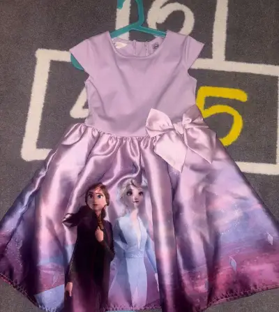 Šaty Frozen s ozdobnou mašlou H&M v.122/128